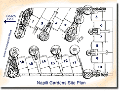 Sitemap Napili Gardens
